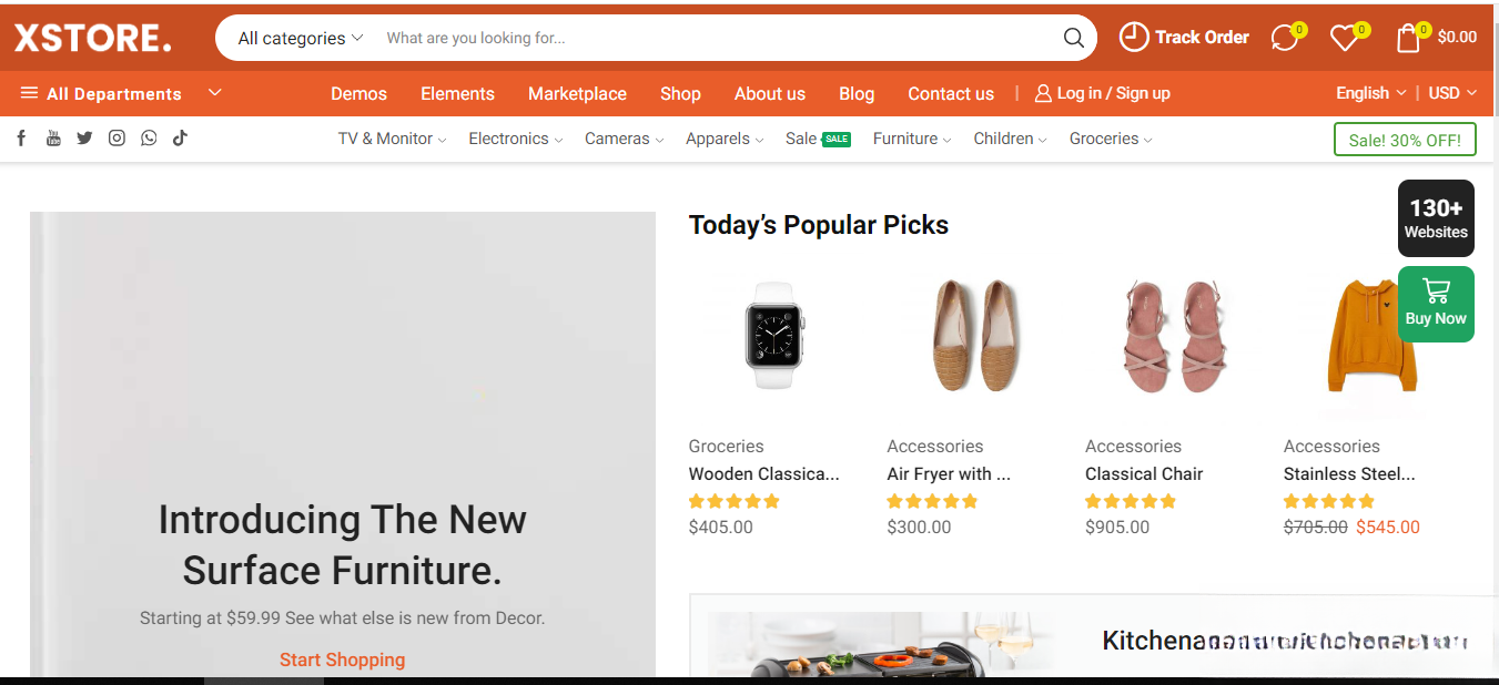 WordPress主题–Xstore v9.5.1 Woocommerce主题 破解版下载-乡甜网-郭猛农村淘宝