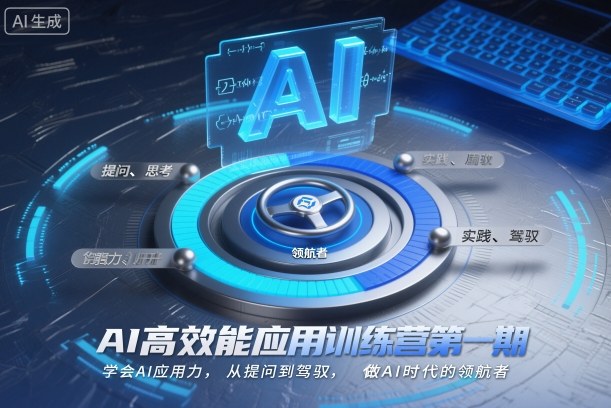 AI高效能应用训练营第一期，学会AI应用力，从提问到驾驭，做AI时代的领航者-乡甜网-郭猛农村淘宝