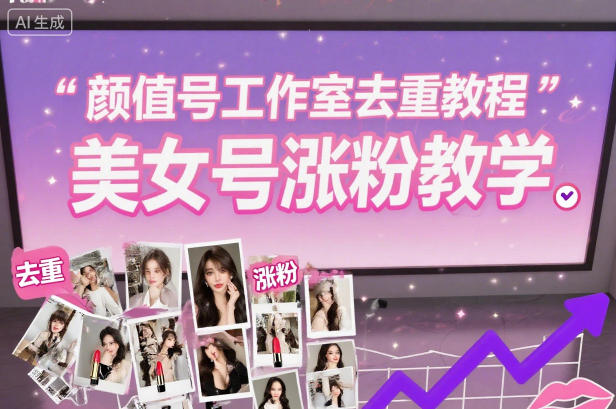 颜值号工作室去重教程，美女号涨粉教学-乡甜网-郭猛农村淘宝