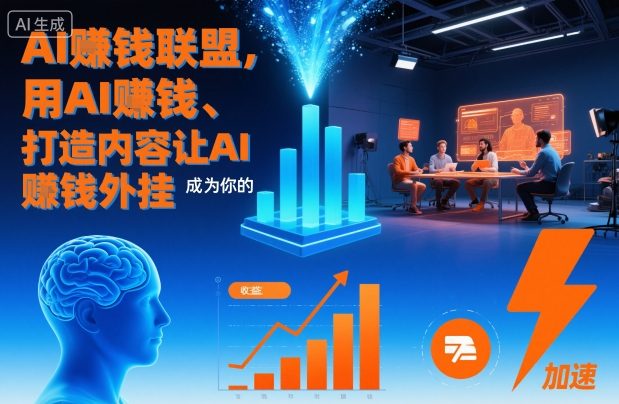 AI賺钱联盟，用AI賺钱、打造内容让AI成为你的賺钱外挂-乡甜网-郭猛农村淘宝