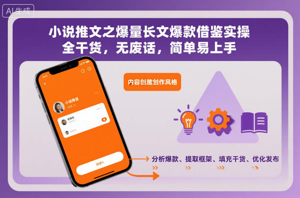 小说推文之爆量长文爆款借鉴实操，全干货，无废话，简单易上手-乡甜网-郭猛农村淘宝