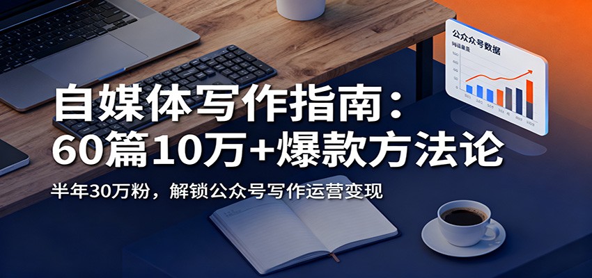 自媒体写作指南：60篇10万+爆款方法论，半年30万粉，解锁公众号写作运营变现-乡甜网-郭猛农村淘宝
