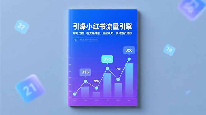 引爆小红书流量引擎，账号定位、视觉锤打造、底层认知，撬动首页推荐-乡甜网-郭猛农村淘宝