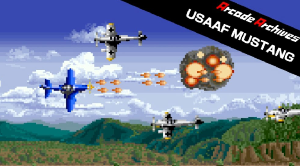 《街机：野马战机 Arcade Archives USAAF MUSTANG》Switch英文版NSP下载-乡甜网-郭猛农村淘宝