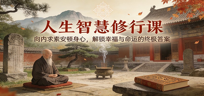 人生智慧修行课：向内求索安顿身心，解锁幸福与命运的终极答案-乡甜网-郭猛农村淘宝